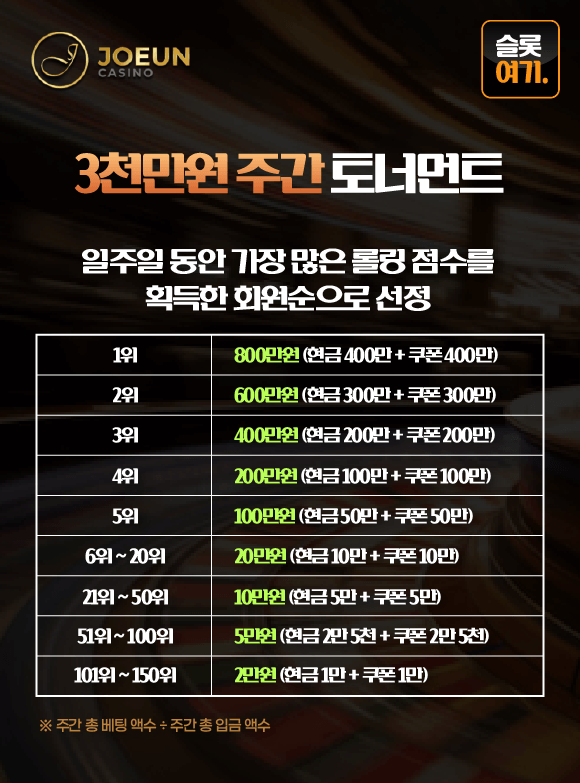 3천만원주간토너먼트